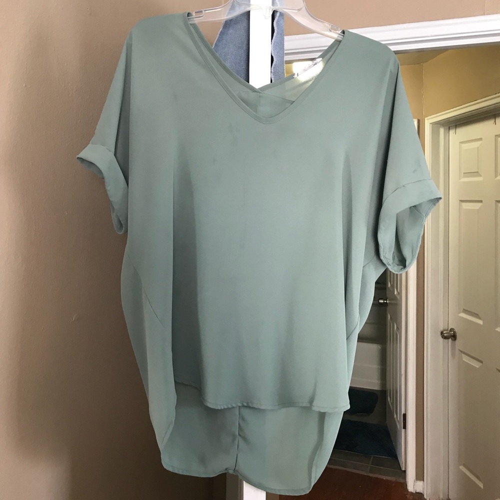 Green shirt